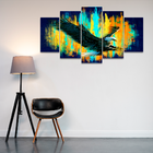 Quadro Mosaico Águia Azul