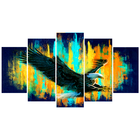 Quadro Mosaico Águia Azul