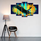 Quadro Mosaico Águia Azul