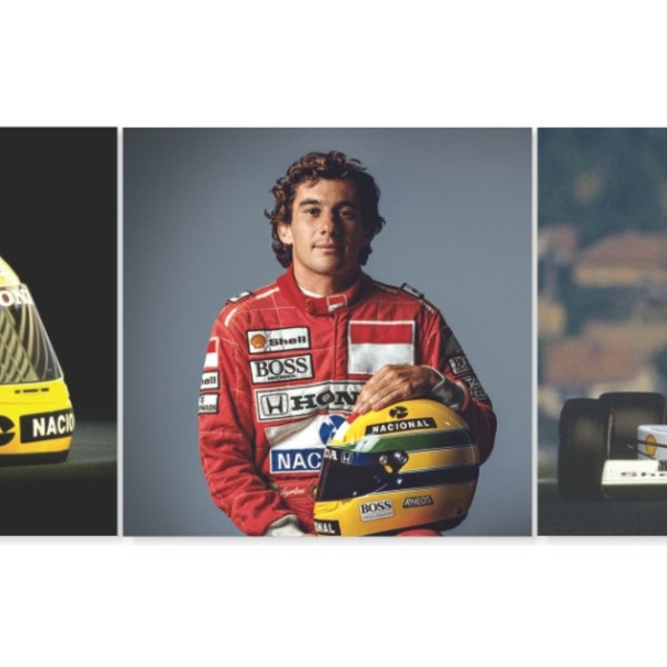 Quadro Mosaico Decorativo Ayrton Senna  Fórmula1 180x60 Mito