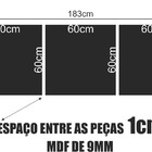 Quadro Mosaico Decorativo Ayrton Senna  Fórmula1 180x60 Mito