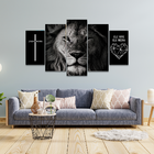 Quadro Mosaico Ele Vive E Reina