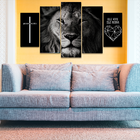 Quadro Mosaico Ele Vive E Reina