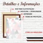 Quadro Mosaico Leão De Judá 5 Peças Com Moldura E Vidro