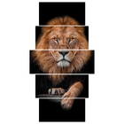 Quadro Mosaico Realeza Do Leão