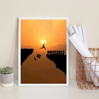 Quadro Motivacional Impossible-possible 45x34cm - Com Vidro M