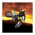Quadro Moto Uniart Amarelo 30x30cm