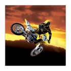 Quadro Moto Uniart Amarelo 45x45cm