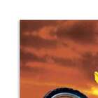 Quadro Moto Uniart Amarelo 45x45cm