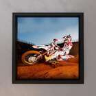 Quadro Moto Uniart Branco 30x30cm