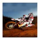 Quadro Moto Uniart Branco 45x45cm