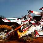 Quadro Moto Uniart Branco 45x45cm