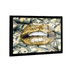 Quadro Mouth Dollars -- Br Artes