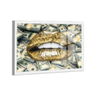 Quadro Mouth Dollars -- Br Artes