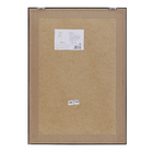 Quadro Mulher Abstrato Marrom com Vidro 70x50cm Arte Própria