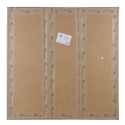 Quadro Mulher Artística Preto com Vidro 120x120cm Arte Própria