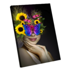 Quadro Mulher Floral -- Br Artes