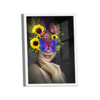 Quadro Mulher Floral -- Br Artes