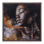 Quadro Mulher III Bronze 120x120cm