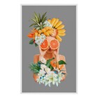 Quadro Mulheres Cinza com Vidro 50x80cm Arte Própria