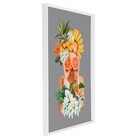 Quadro Mulheres Cinza com Vidro 50x80cm Arte Própria