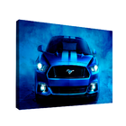 Quadro Mustang Azul -- Br Artes