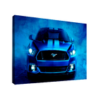 Quadro Mustang Azul -- Br Artes