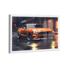 Quadro Mustang Orange -- Br Artes