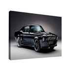 Quadro Mustang Preto -- Br Artes