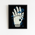Quadro My Future Is In My Hands 33x24cm - Com Vidro Moldura:m