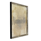 Quadro Namaste Dourado 50x50cm Inspire