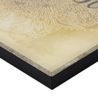 Quadro Namaste Dourado 50x50cm Inspire