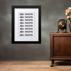 Quadro Não Desista - 60x48cm Moldura Preta