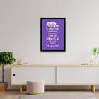 Quadro Não Tenha Medo De Perder Pessoas 24x18cm Moldura:madei