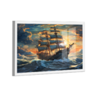 Quadro Navio Caravela -- Br Artes