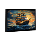 Quadro Navio Caravela -- Br Artes
