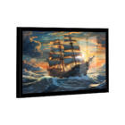 Quadro Navio Caravela -- Br Artes