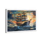 Quadro Navio Caravela -- Br Artes