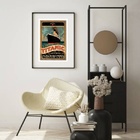 Quadro Navio Titanic - 60x48cm Moldura:madeira Preta