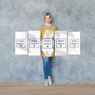 Quadro Near The Lake Pierre-auguste Arte Canvas 155x65cm