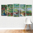 Quadro Near The Lake Pierre-auguste Arte Canvas 155x65cm