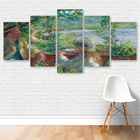 Quadro Near The Lake Pierre-auguste Arte Canvas 200x100cm