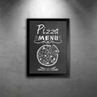 Quadro Negro Lousa Decorativa Menu Cozinha 48x65 - D'rossi