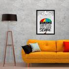 Quadro Nenhuma Tempestade Dura Para Sempre 24x18cm Moldura:ma