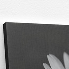 Quadro Nenúfar Pigmeu Pequeno Branco Canvas 100x70cm