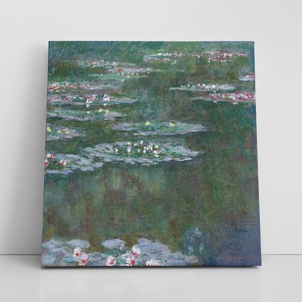Quadro Nenufares Claude Monet Canvas Arte 100x100cm