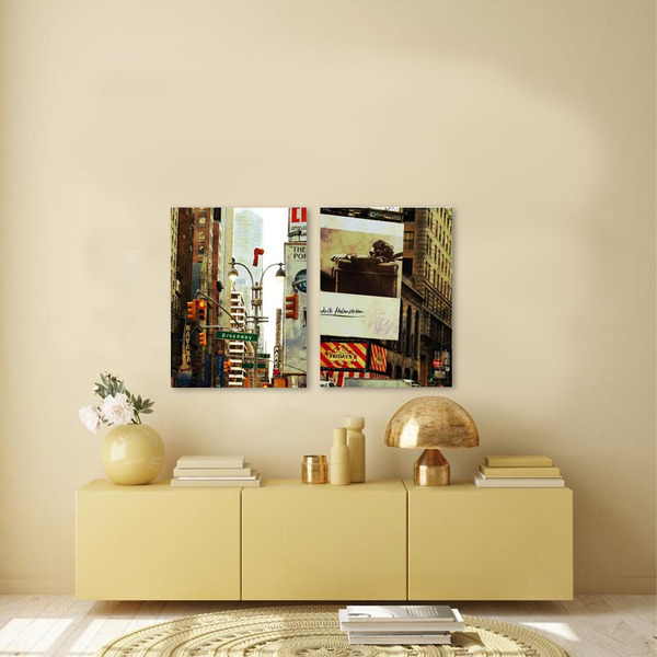 Quadro New York  Broadway Decoração