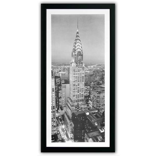 Quadro New York Ii Kapos Preto 54x27cm Leroy Merlin