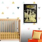 Quadro Nirvana 33x24cm - Com Vidro Moldura:madeira Branca