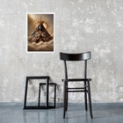 Quadro Nossa Senhora Aparecida- Nuvens 24x18cm - Com Vidro Mo